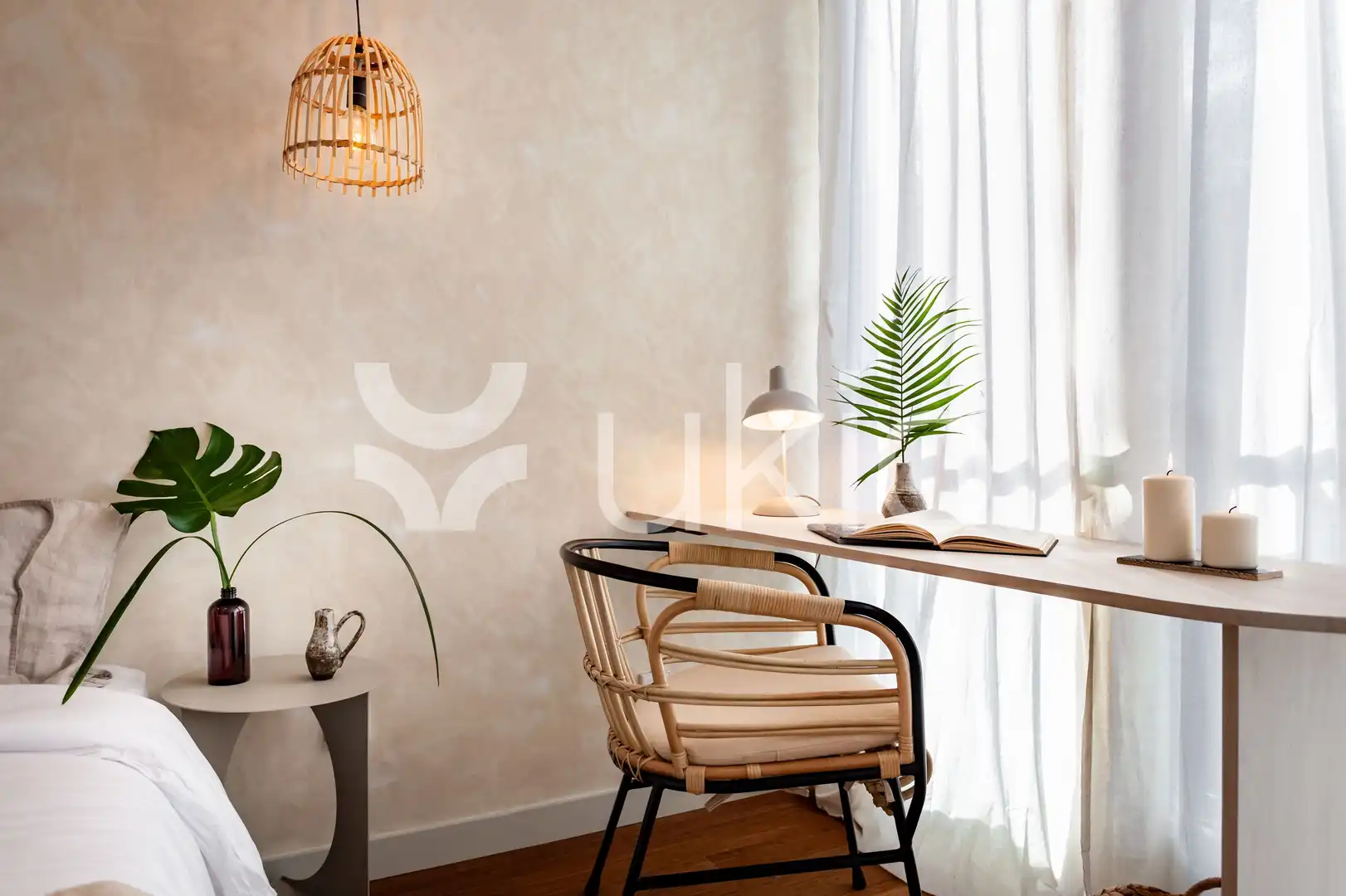 Habitación de Apartamento de alquiler en Madrid con Calefacción, Terraza y Amueblado