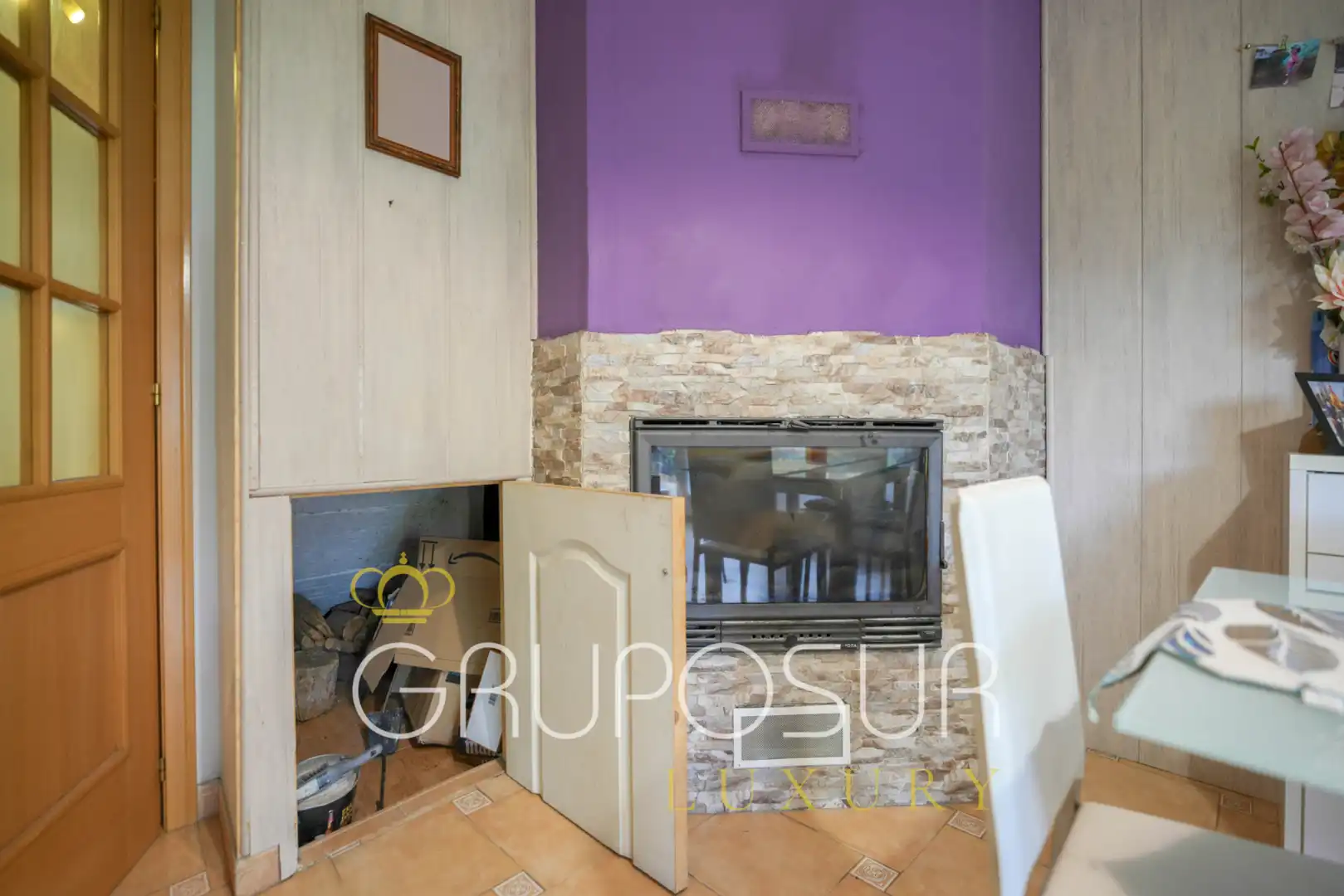 Sala de estar de Casa adosada en venta en Boecillo con Calefacción, Jardín privado y Parquet