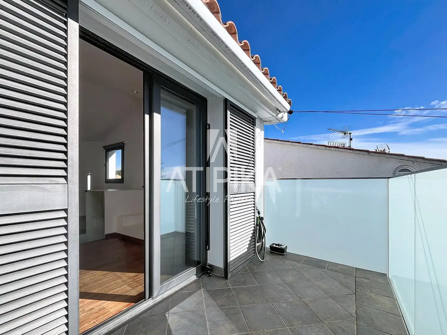 Balcony of Houses for sale in Sant Pere de Ribes  with Heating, Parquet flooring and Terrace