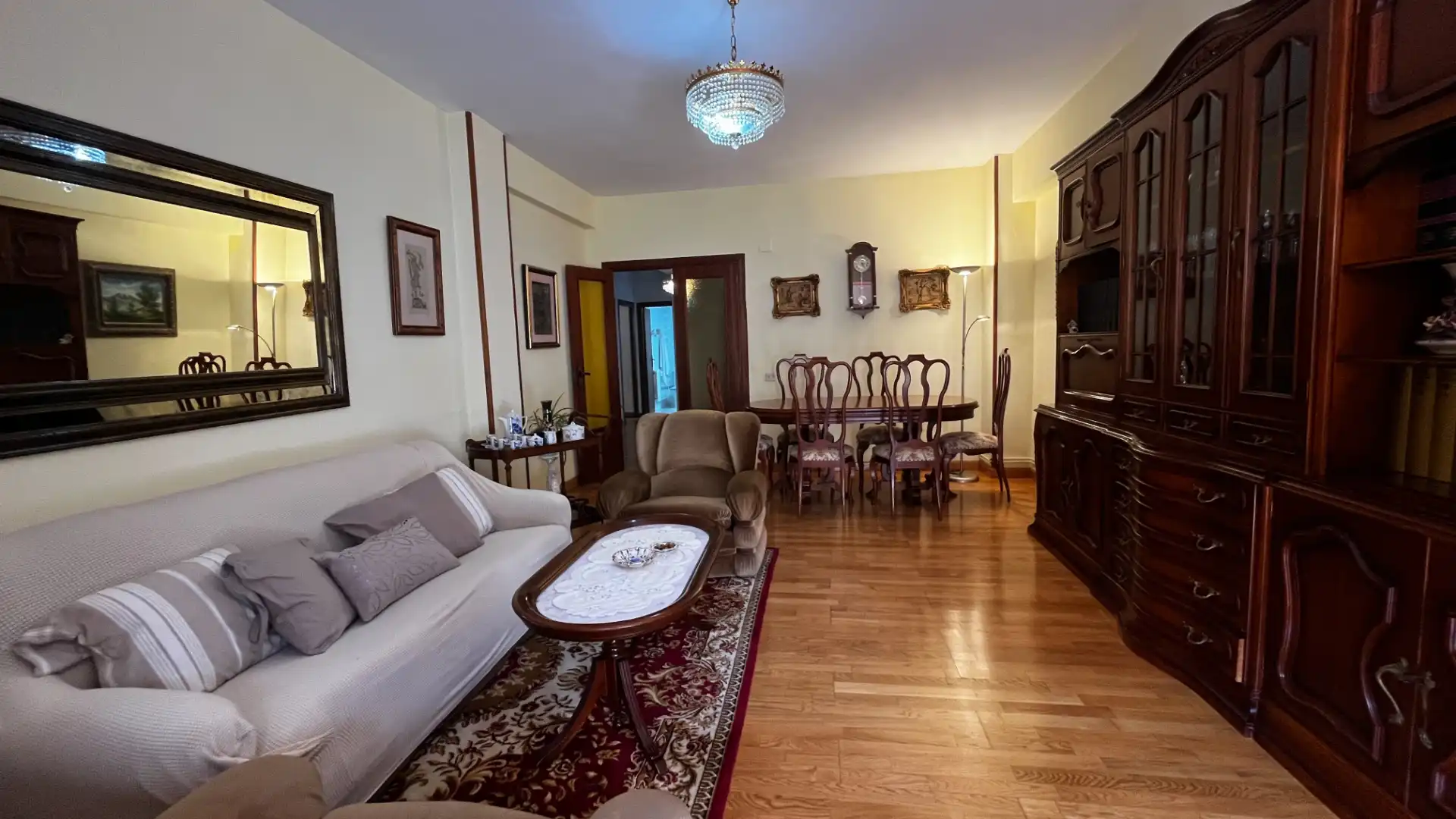 Sala d'estar de Pis en venda en Corella amb Calefacció, Parquet i Terrassa