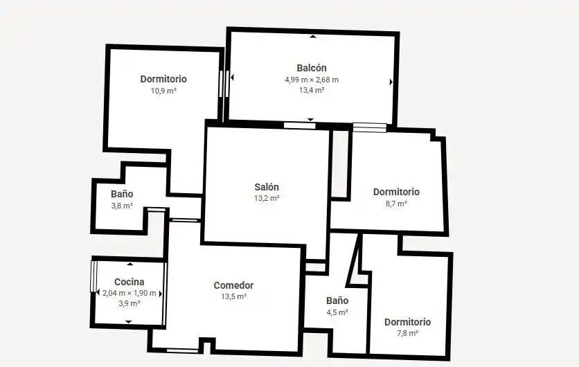 Apartamento en venta en Torrevieja con Aire acondicionado, Terraza y Amueblado