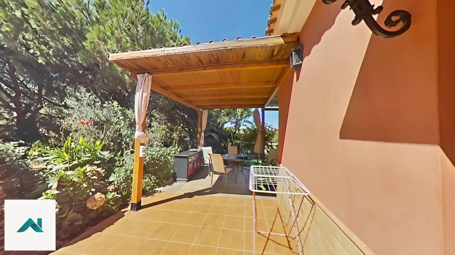 Terrasse von Country house zum Verkauf in Isla Cristina mit Klimaanlage, Heizung und Privatgarten