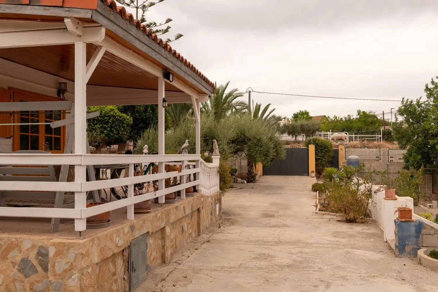 Terrassa de Casa o xalet en venda en Alicante / Alacant amb Aire condicionat, Calefacció i Jardí privat