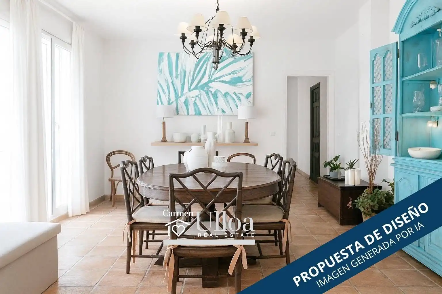 Menjador de Casa o xalet en venda en Alicante / Alacant amb Jardí privat, Terrassa i Traster