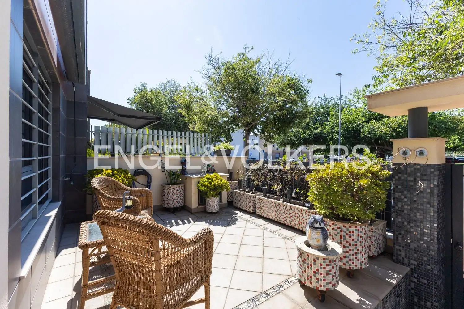 Terrassa de Casa o xalet en venda en Castellón de la Plana / Castelló de la Plana amb Aire condicionat, Calefacció i Jardí privat