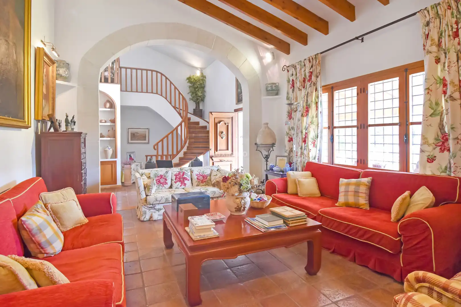 Sala d'estar de Casa o xalet en venda en Alicante / Alacant amb Calefacció, Terrassa i Traster