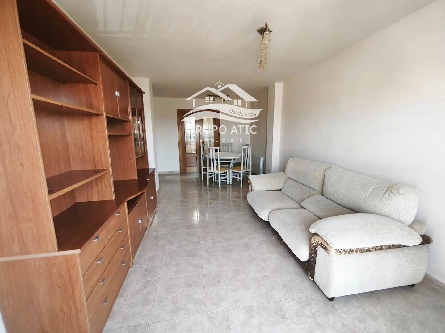 Sala de estar de Apartamento en venta en Burriana / Borriana con Calefacción, Terraza y Amueblado