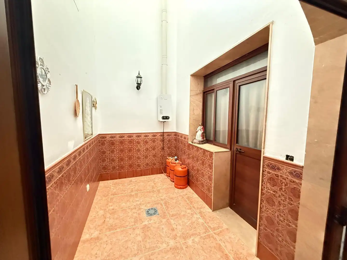 Bany de Finca rústica en venda en Alameda amb Aire condicionat, Jardí privat i Terrassa