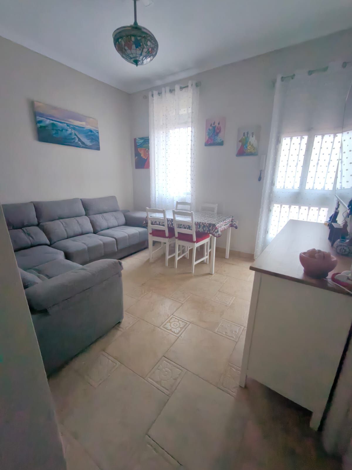 Living room of Flat for sale in  Sevilla Capital
