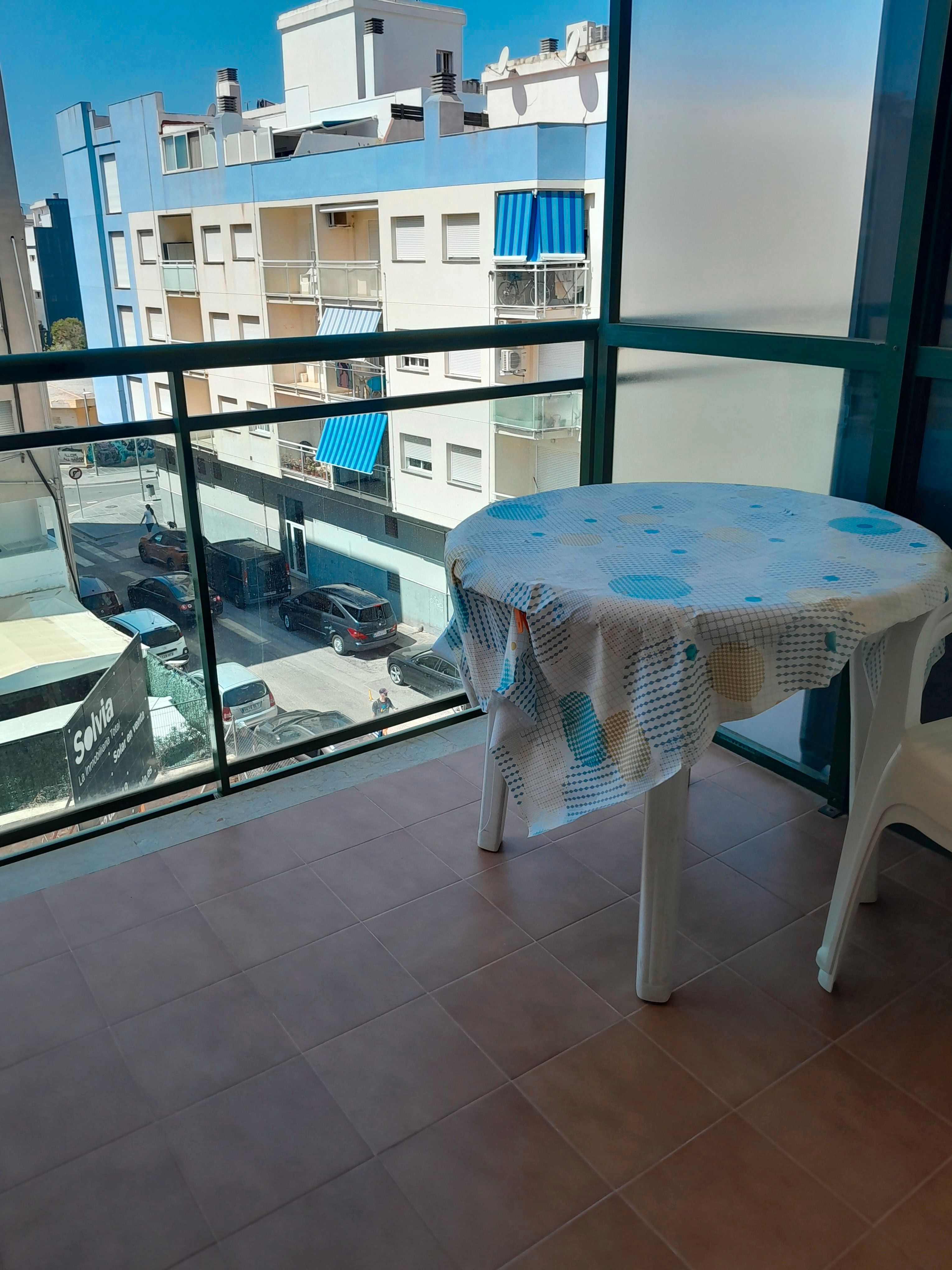 Terrassa de Pis de lloguer en Benicarló amb Aire condicionat, Calefacció i Moblat