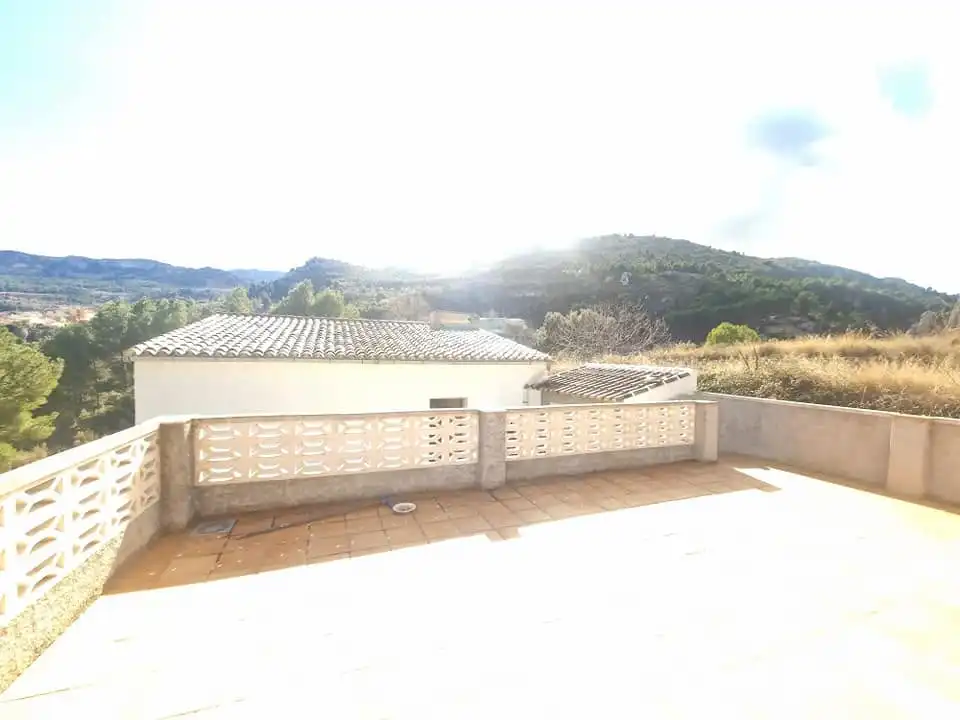 Terrace of Flat for rent in Confrides  with Terrace, Furnished and Oven