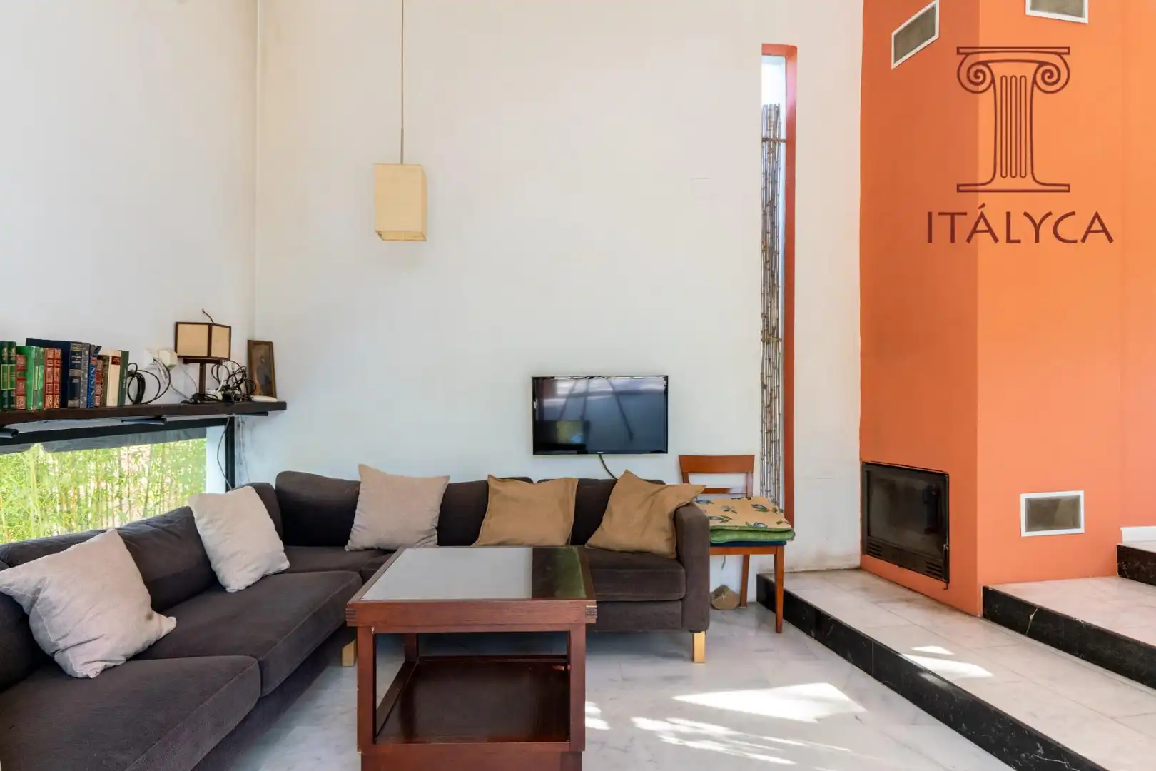 Living room of Houses for sale in El Castillo de las Guardas  with Private garden, Terrace and Community pool