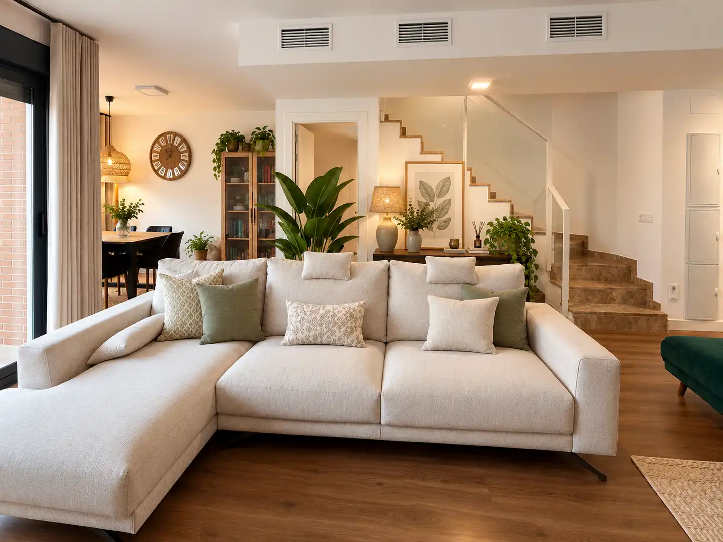 Sala d'estar de Casa o xalet en venda en Málaga amb Aire condicionat, Terrassa i Piscina comunitària