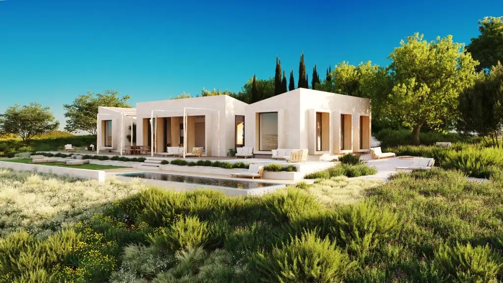 Garden of Country homes for sale in Lloret de Vistalegre  with Air Conditioner, Heating and Private garden