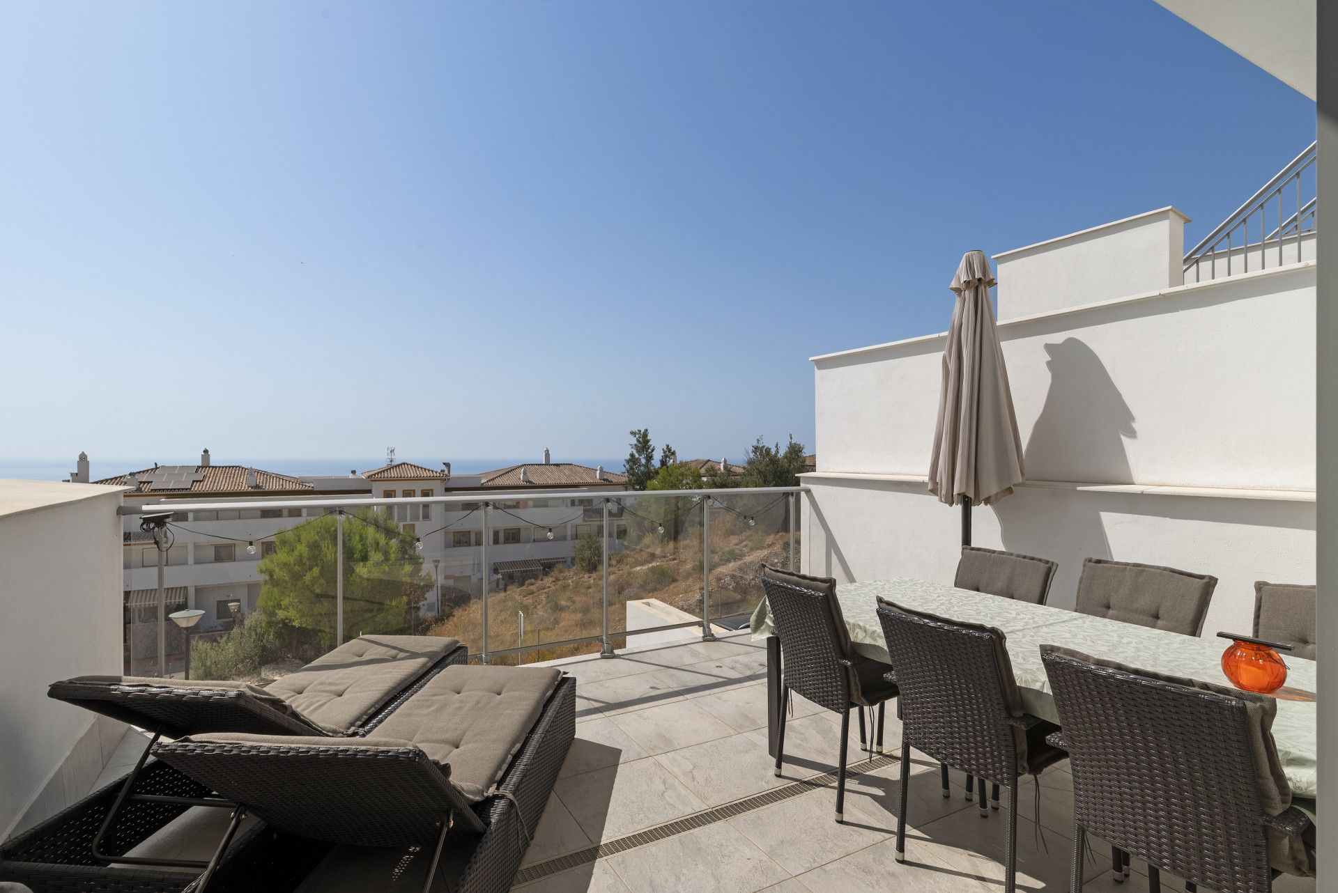 Terrassa de Apartament en venda en Benalmádena amb Aire condicionat, Terrassa i Piscina