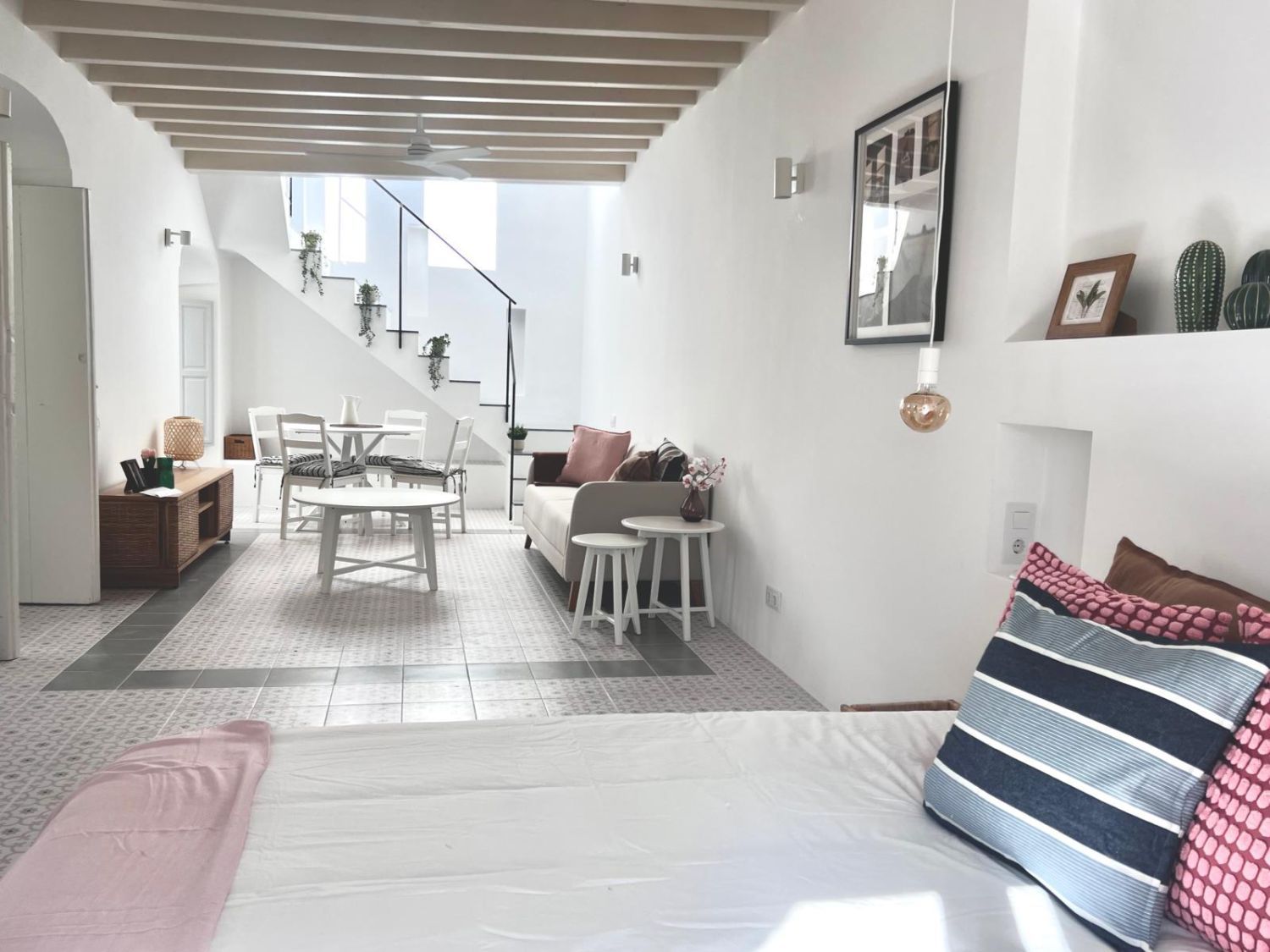 Sala d'estar de Apartament de lloguer en Vejer de la Frontera amb Terrassa