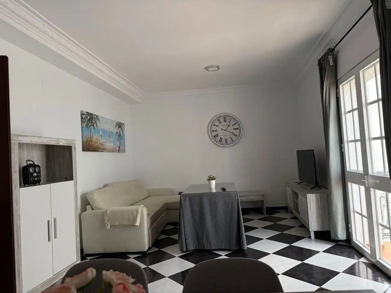 Sala d'estar de Pis en venda en Conil de la Frontera amb Aire condicionat, Traster i Balcó
