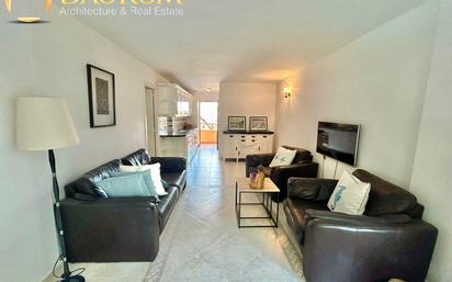 Living room of Flat for sale in Mijas  with Air Conditioner and Furnished