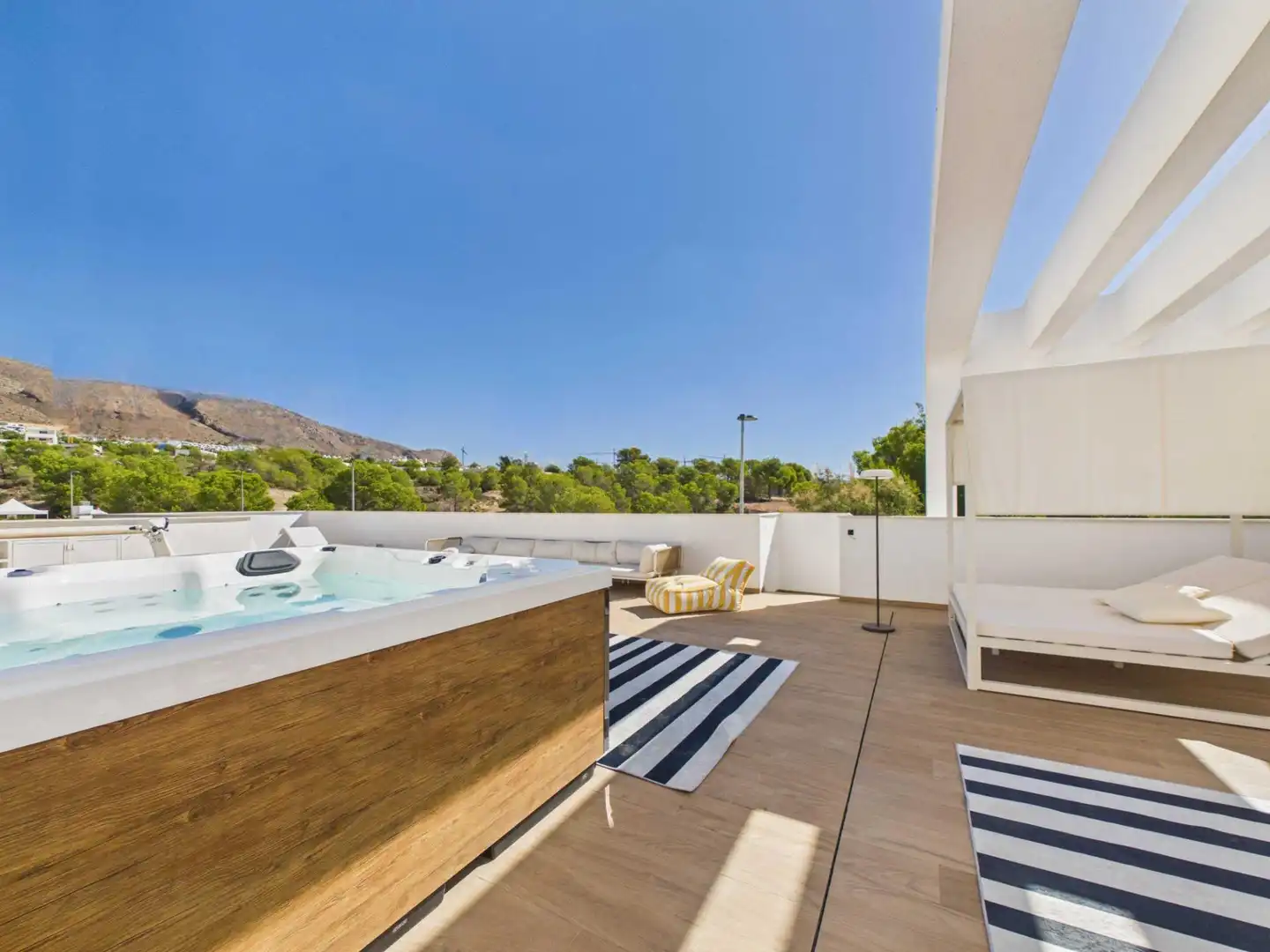Terraza de Casa o chalet de alquiler en Finestrat