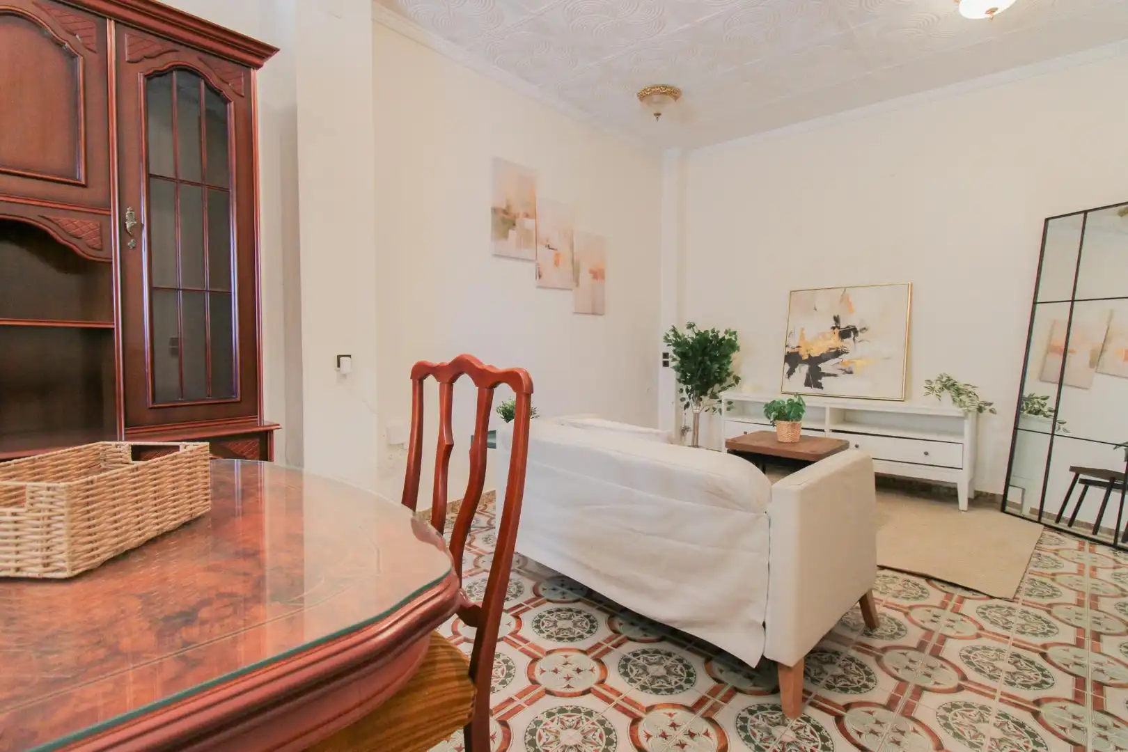 Sala de estar de Casa o chalet en venta en Massamagrell con Terraza