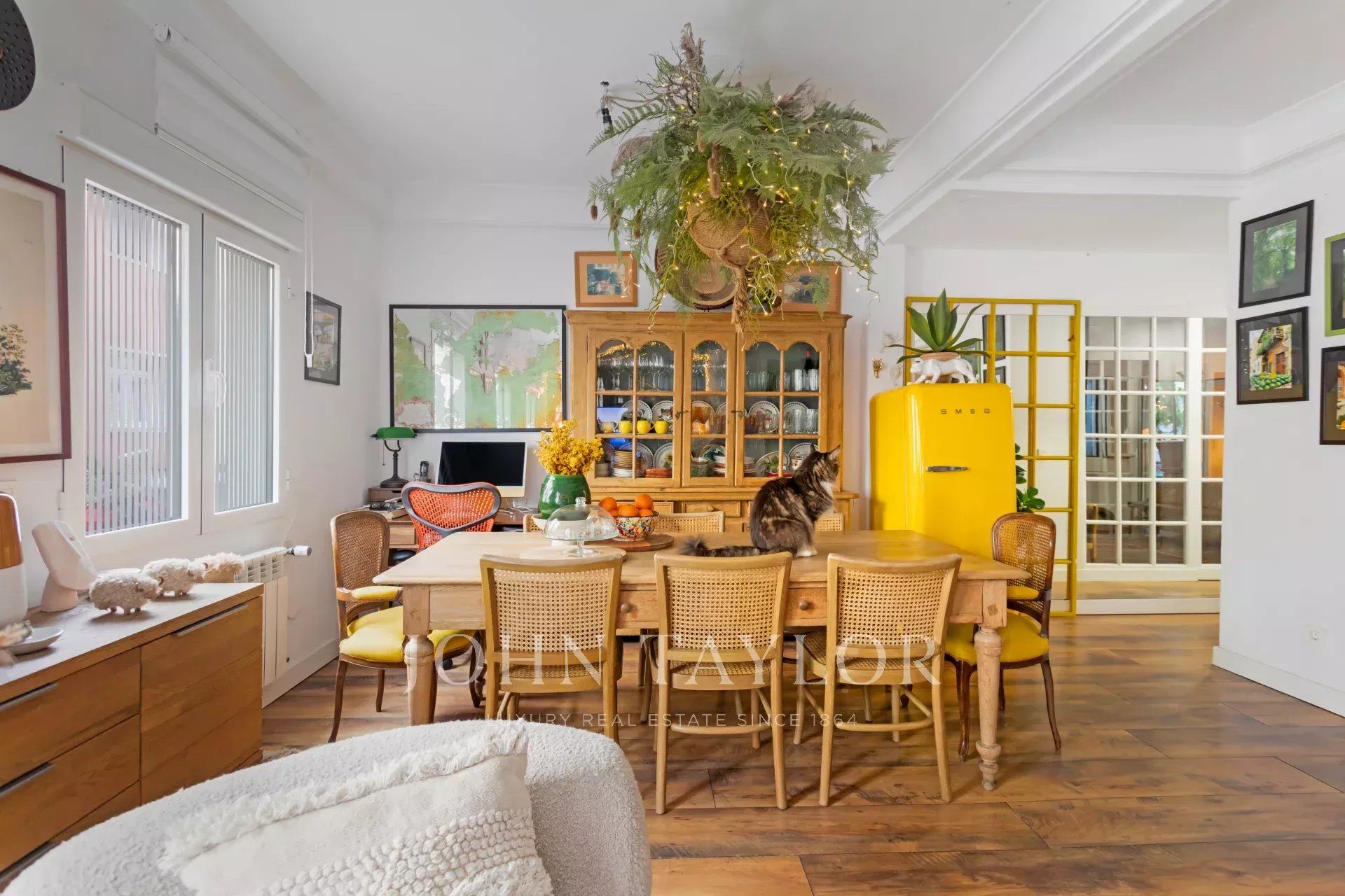 Menjador de Pis en venda en  Madrid Capital amb Aire condicionat, Calefacció i Terrassa