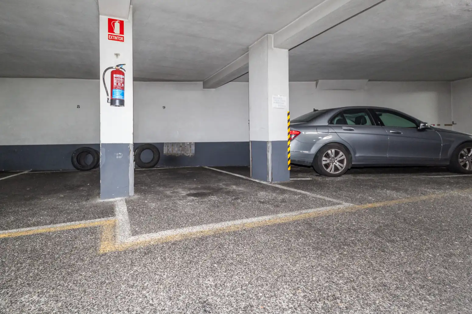 Parking of Flat for sale in Gijón   with Heating, Parquet flooring and Terrace
