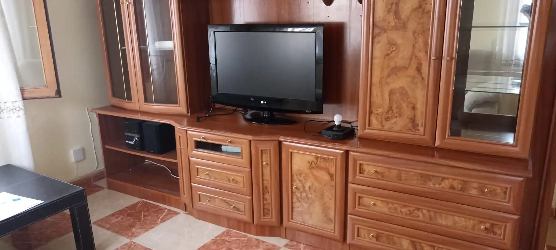 Living room of Flat for rent in Carabaña  with Air Conditioner, Heating and Washing machine
