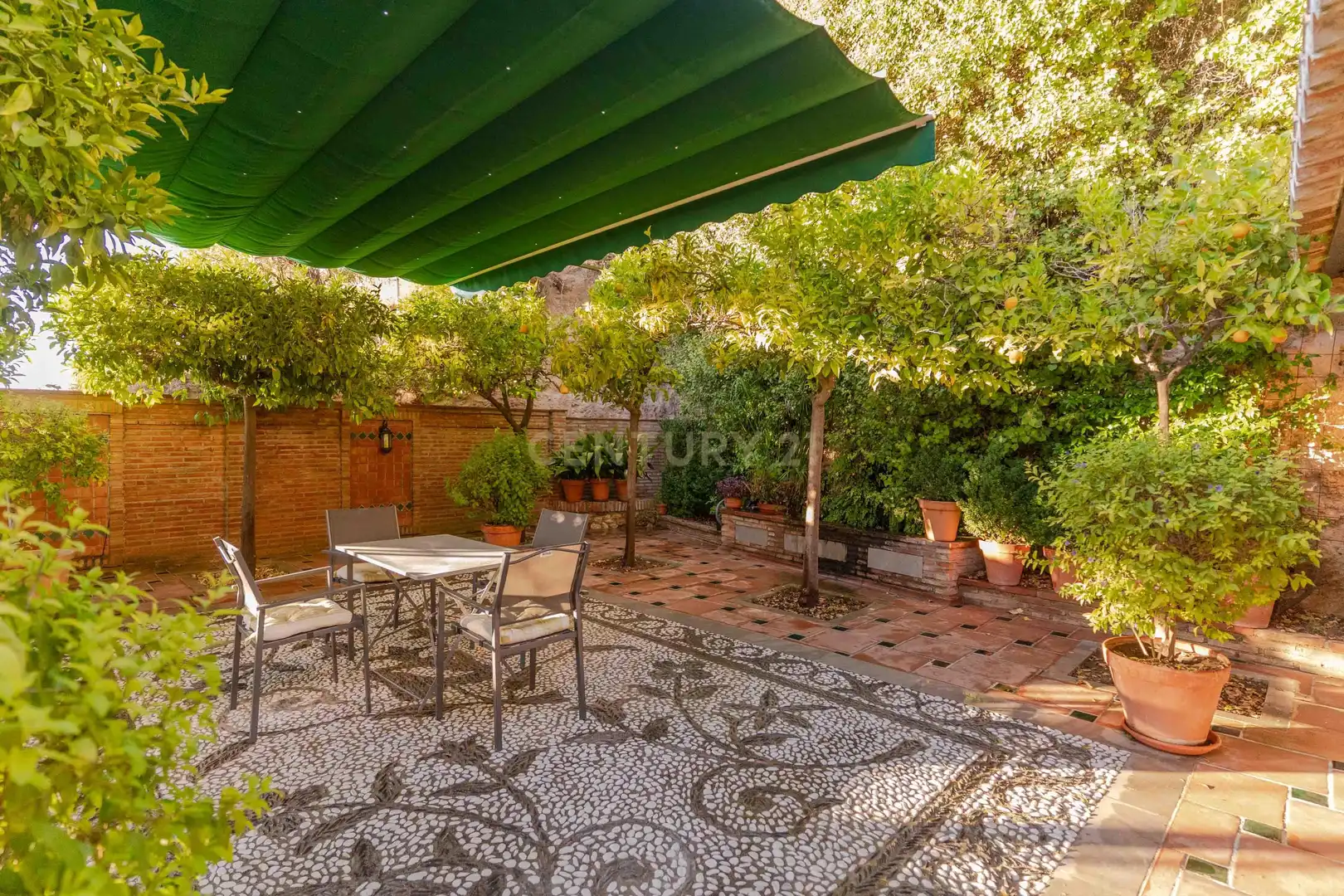 Terraza de Casa o chalet en venta en Nívar con Jardín privado, Trastero y Piscina