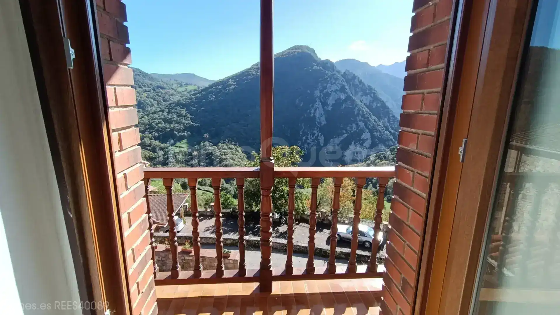 Balcony of Houses for sale in Peñarrubia  with Heating, Private garden and Furnished
