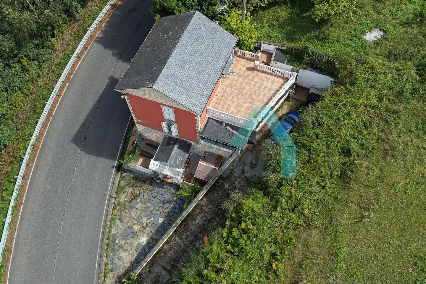 Exterior view of Houses for sale in Coaña  with Heating, Terrace and Furnished