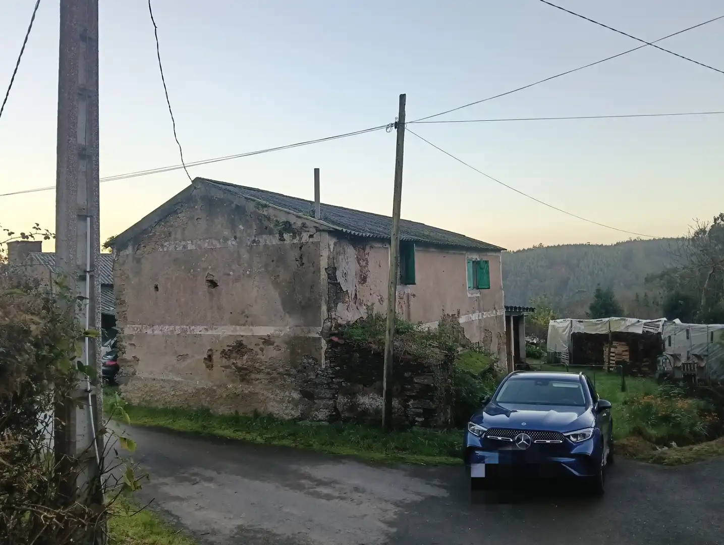 Außenansicht von Haus oder Chalet zum Verkauf in Carral mit Privatgarten