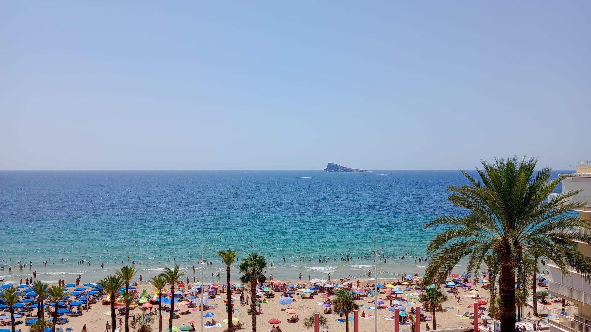 Exterior view of Flat for sale in Benidorm  with Air Conditioner, Heating and Private garden