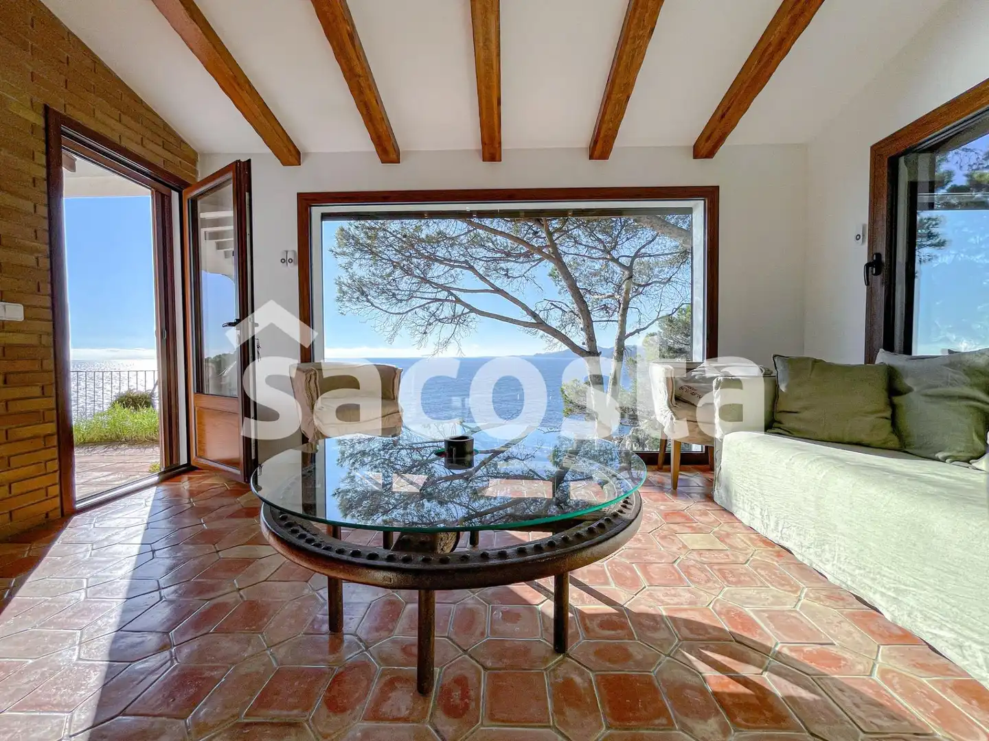 Sala de estar de Casa o chalet en venta en Lloret de Mar con Aire acondicionado, Calefacción y Jardín privado