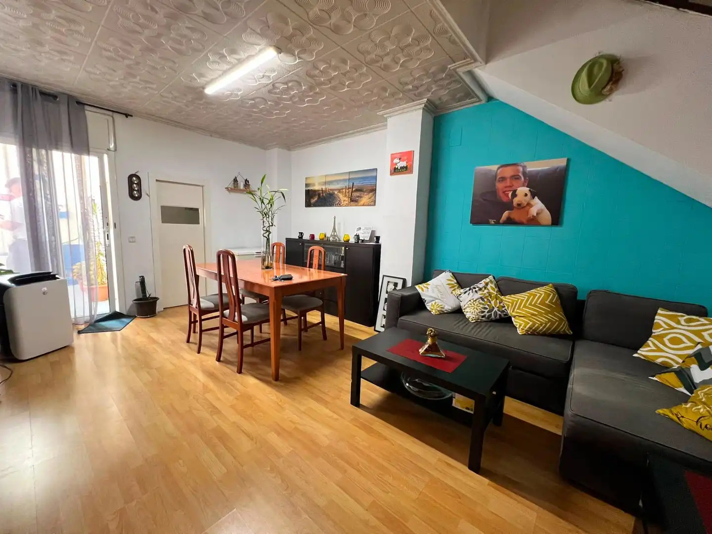 Sala d'estar de Casa o xalet en venda en Sabadell amb Aire condicionat, Terrassa i Traster