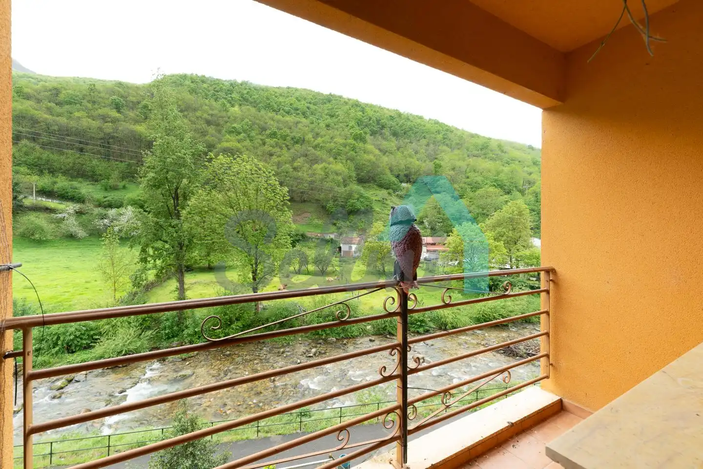 Balcony of Flat for sale in Aller  with Heating, Terrace and Storage room