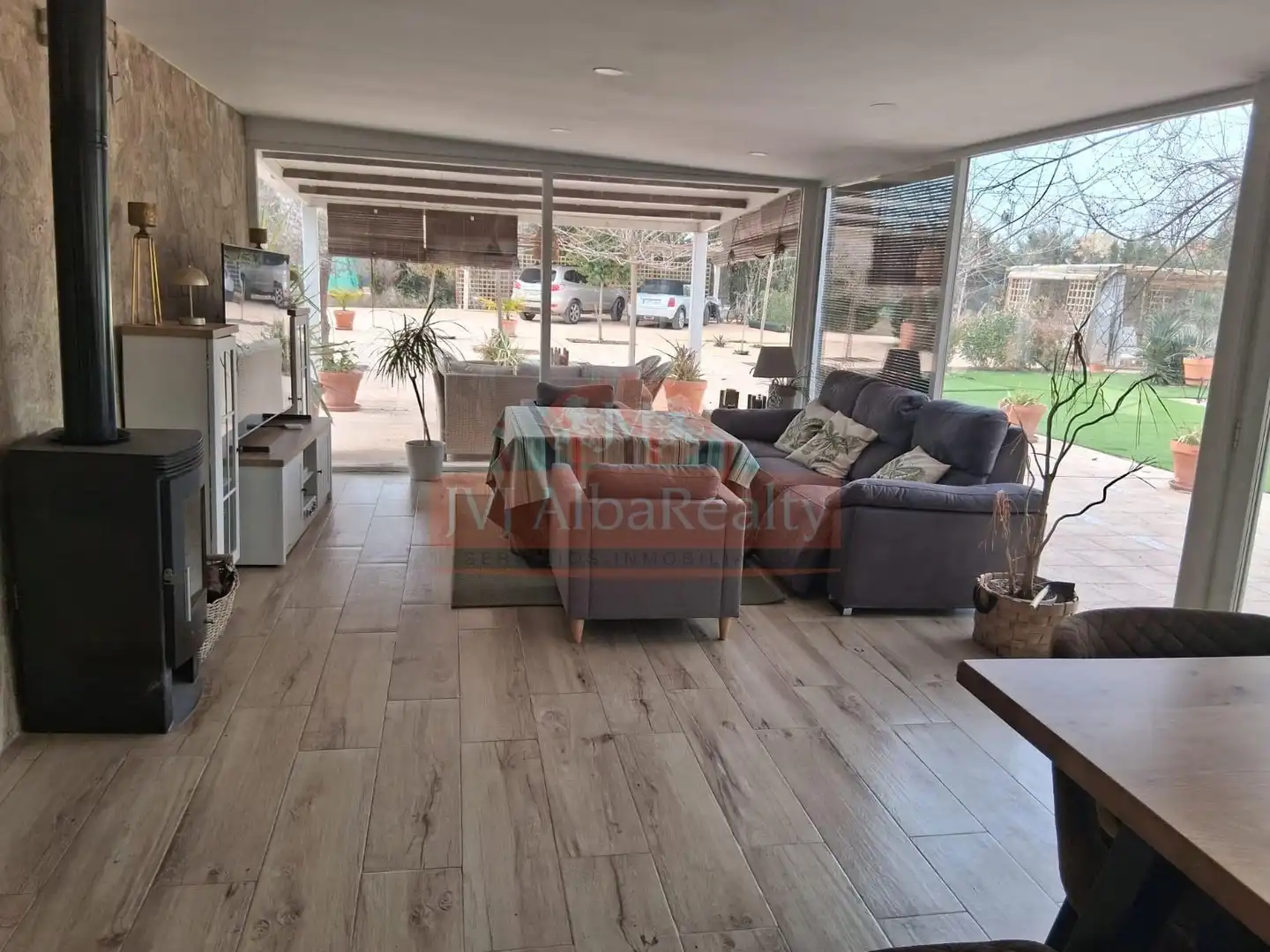 Wohnzimmer von Haus oder Chalet zum Verkauf in Albacete mit Klimaanlage und Schwimmbad