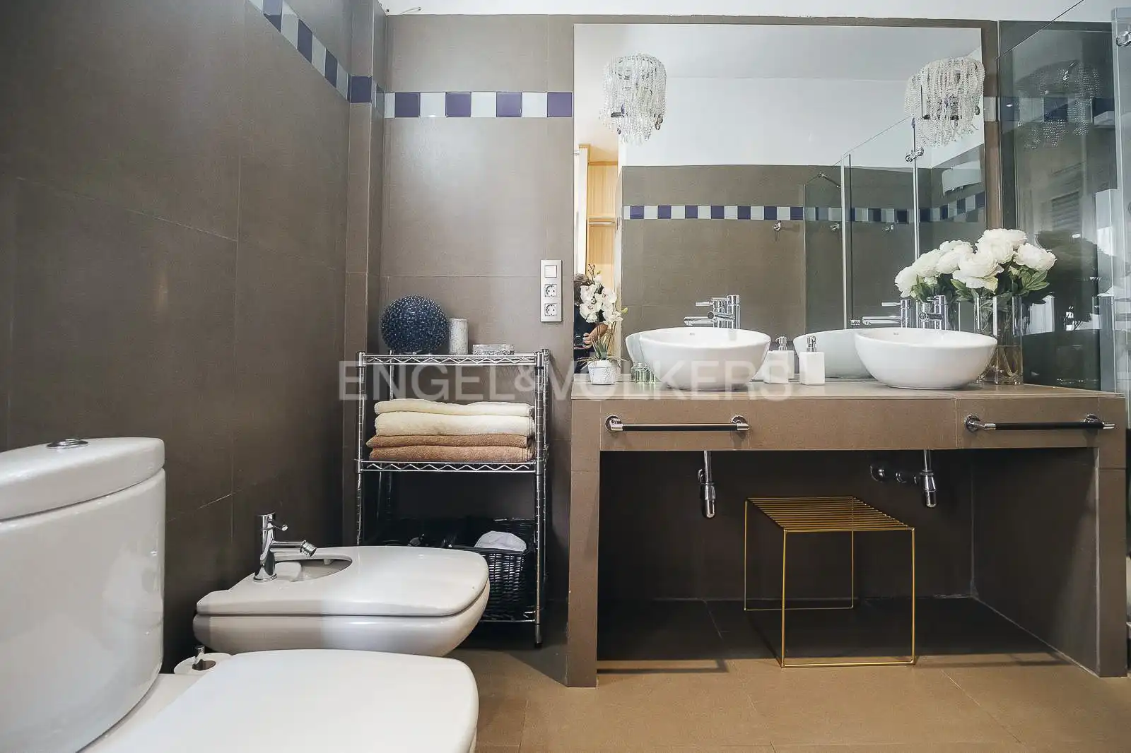 Baño de Piso de alquiler en Madrid con Aire acondicionado, Calefacción y Amueblado