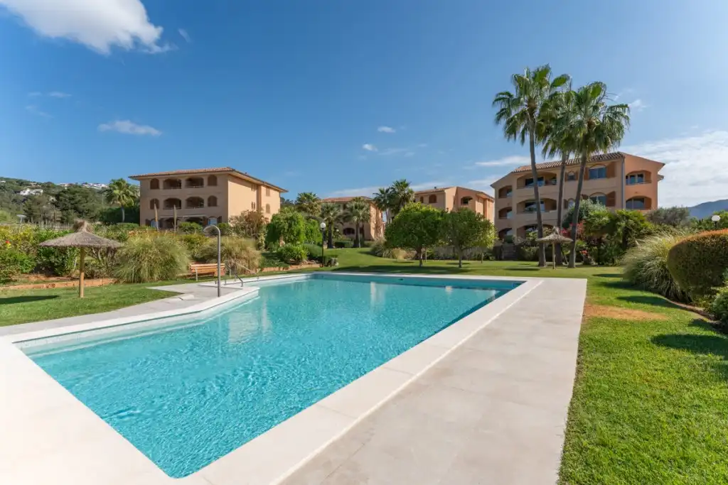 Swimming pool of Apartments for sale in Andratx  with Air Conditioner, Terrace and Community pool