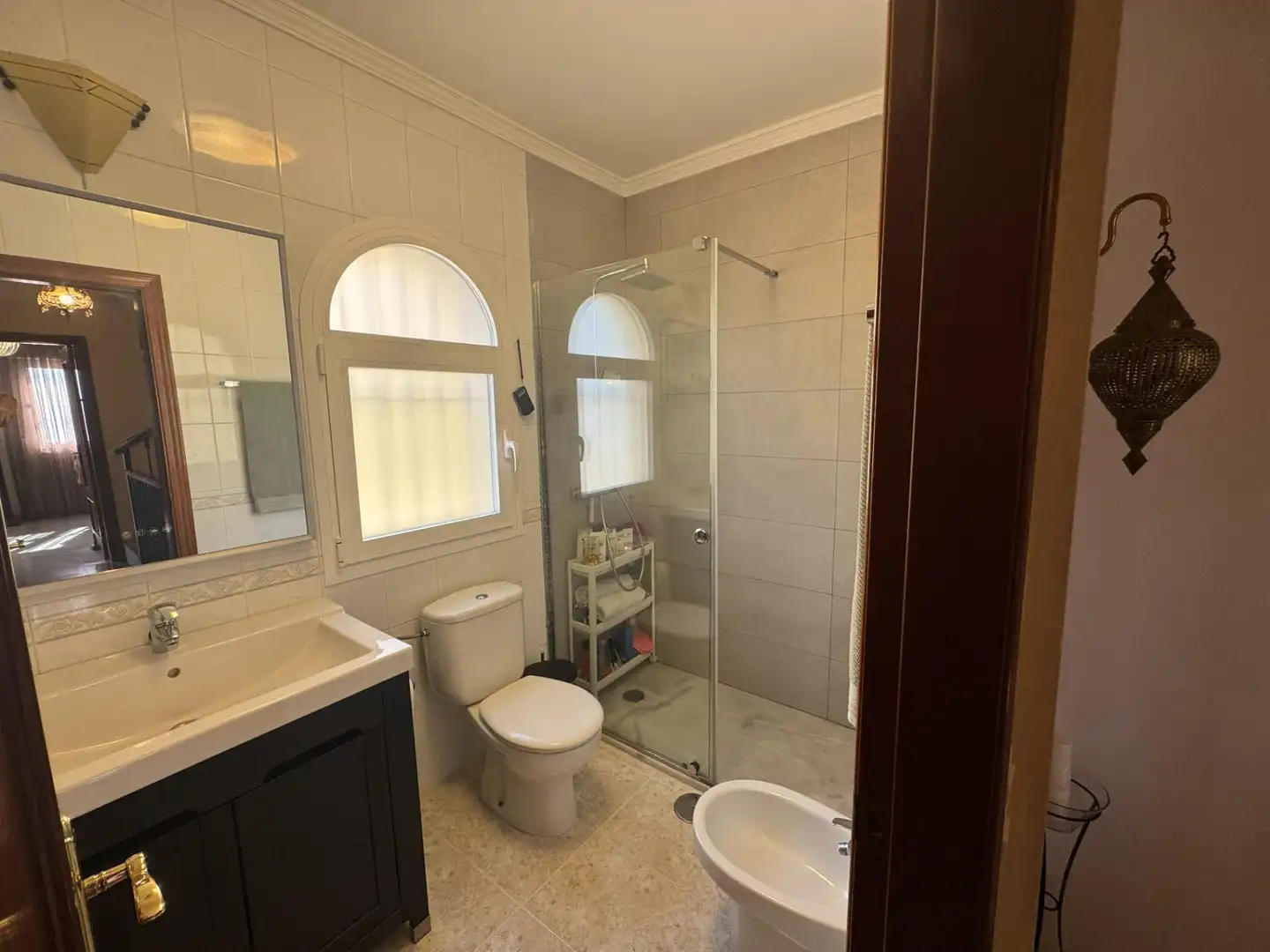 Baño de Casa adosada en venta en Rincón de la Victoria con Aire acondicionado, Calefacción y Jardín privado