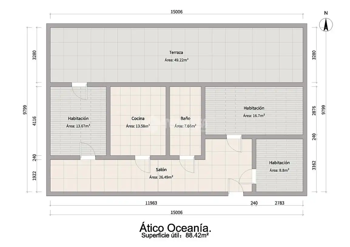 Attic for sale in Av. Oceanía, San Bernabé