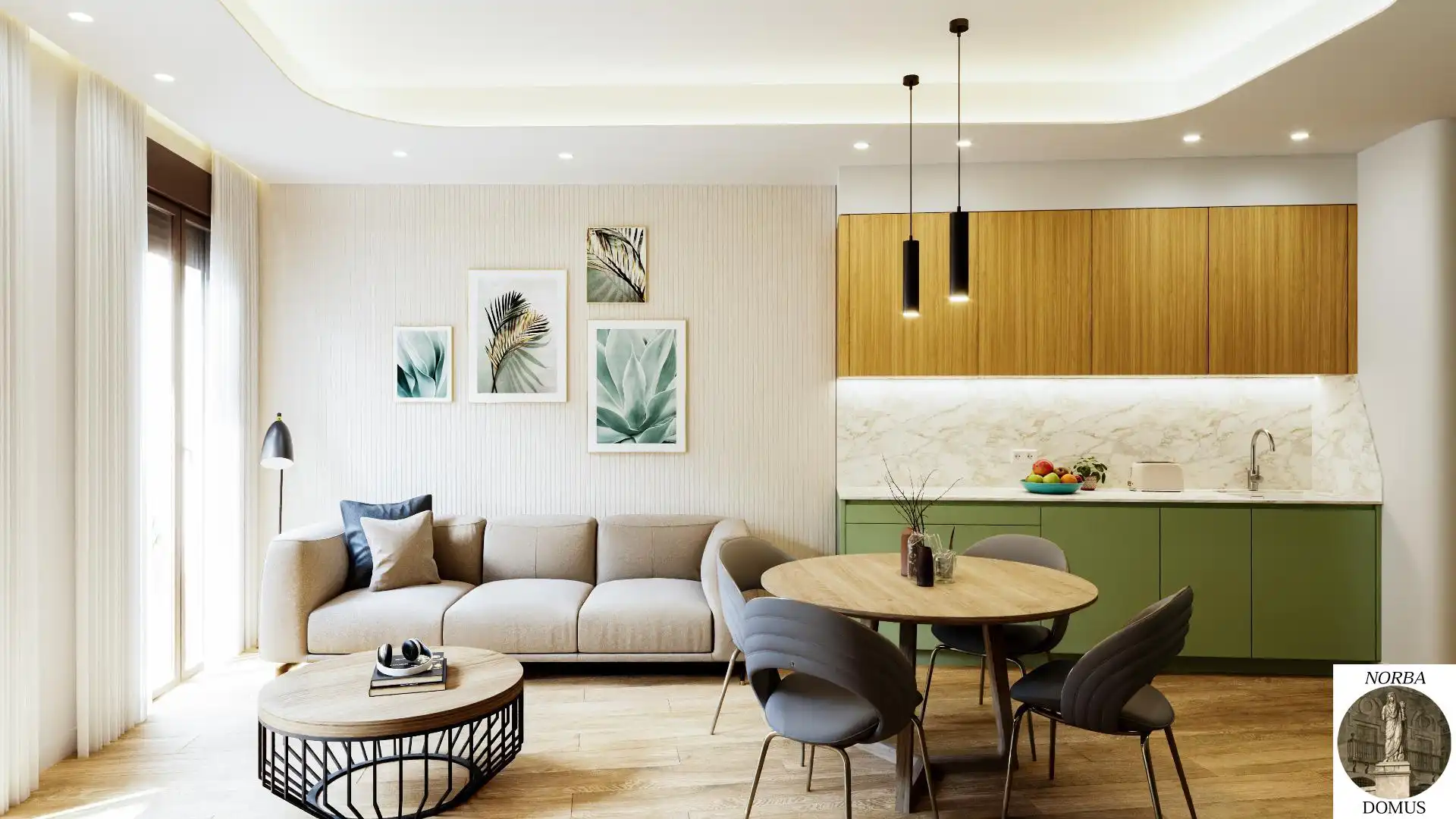 Sala de estar de Apartamento en venta en Cáceres con Aire acondicionado, Calefacción y Amueblado