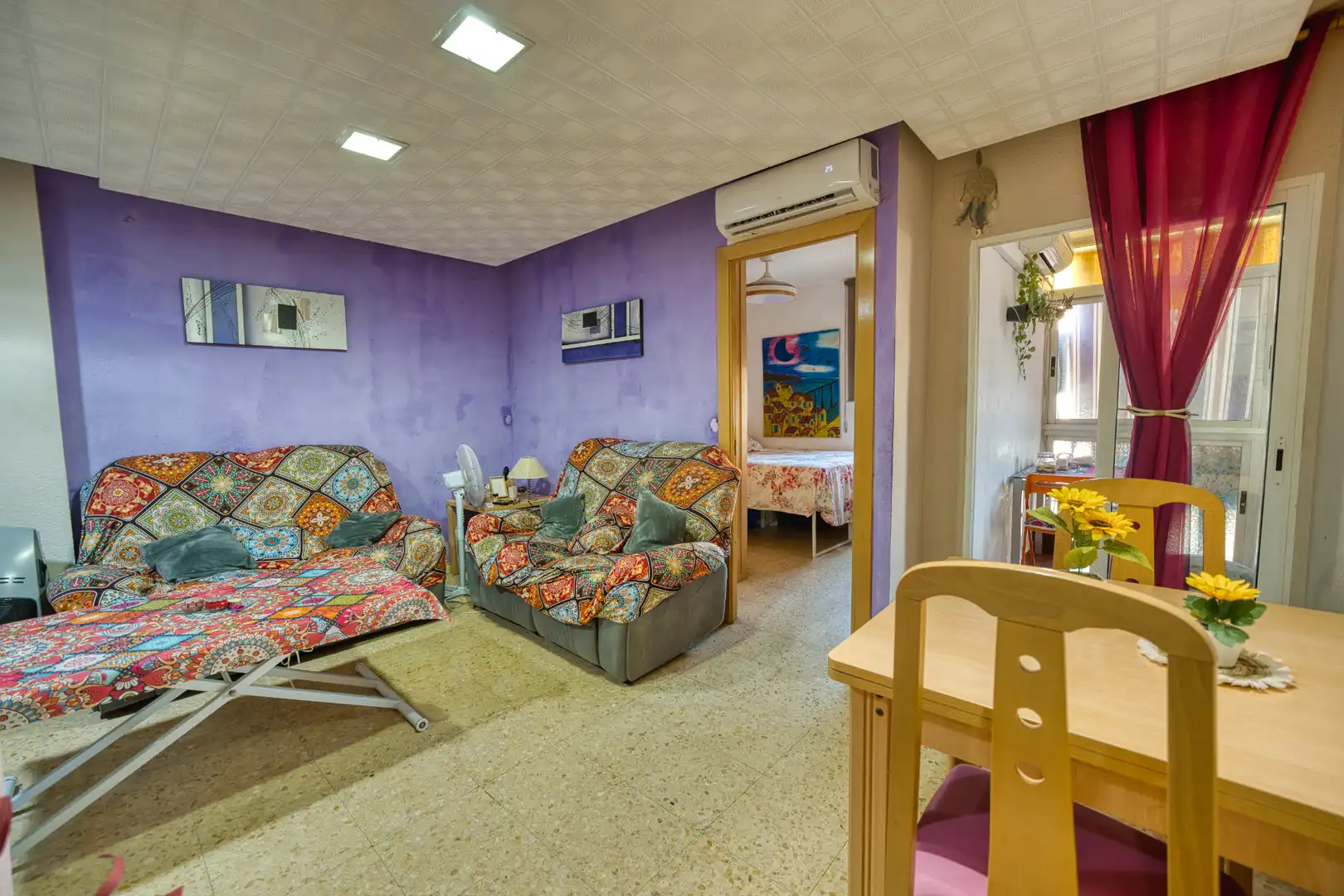 Sala de estar de Piso en venta en Valencia con Aire acondicionado, Calefacción y Trastero