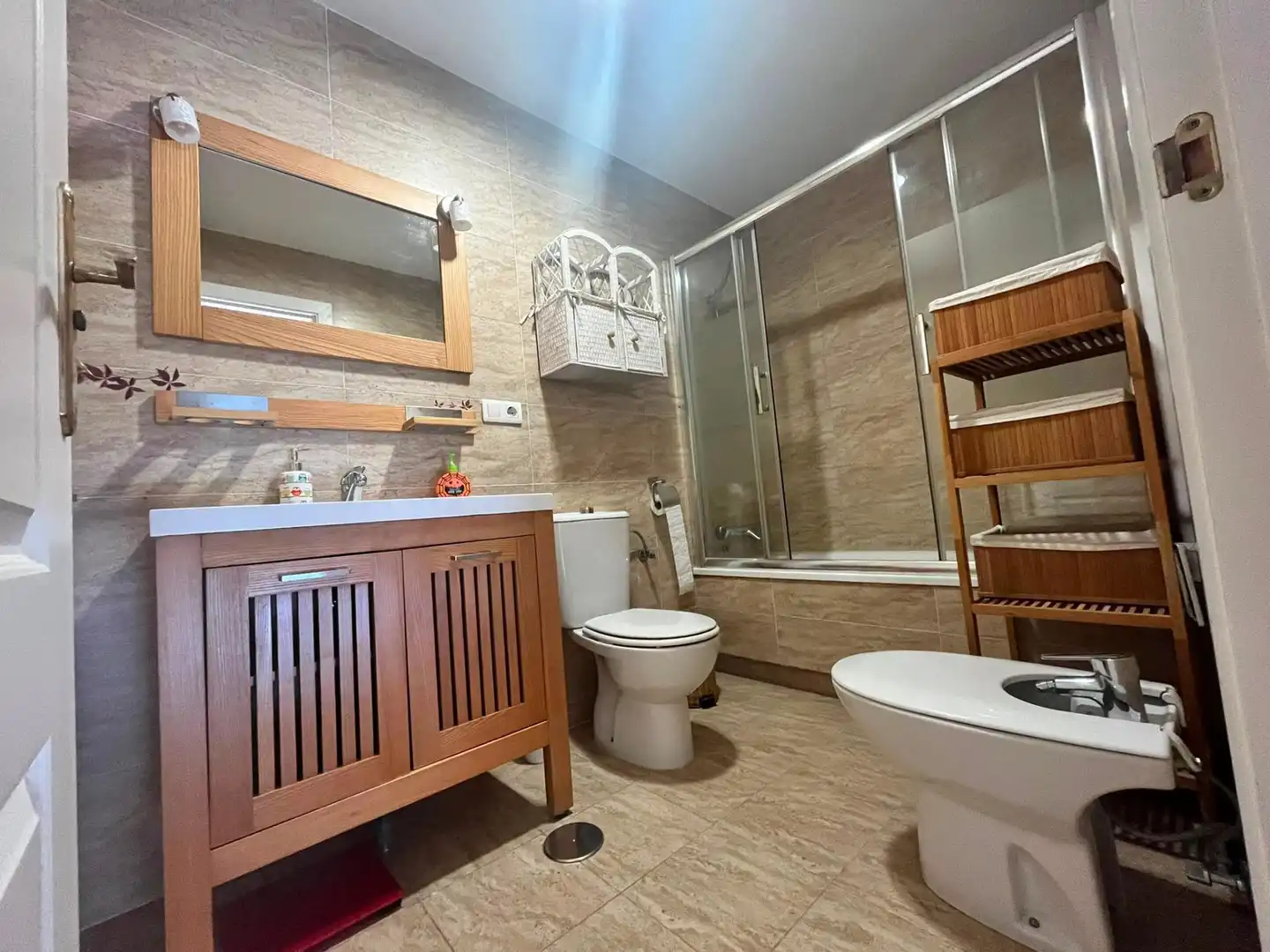 Baño de Piso de alquiler en Jerez de la Frontera con Aire acondicionado, Trastero y Amueblado