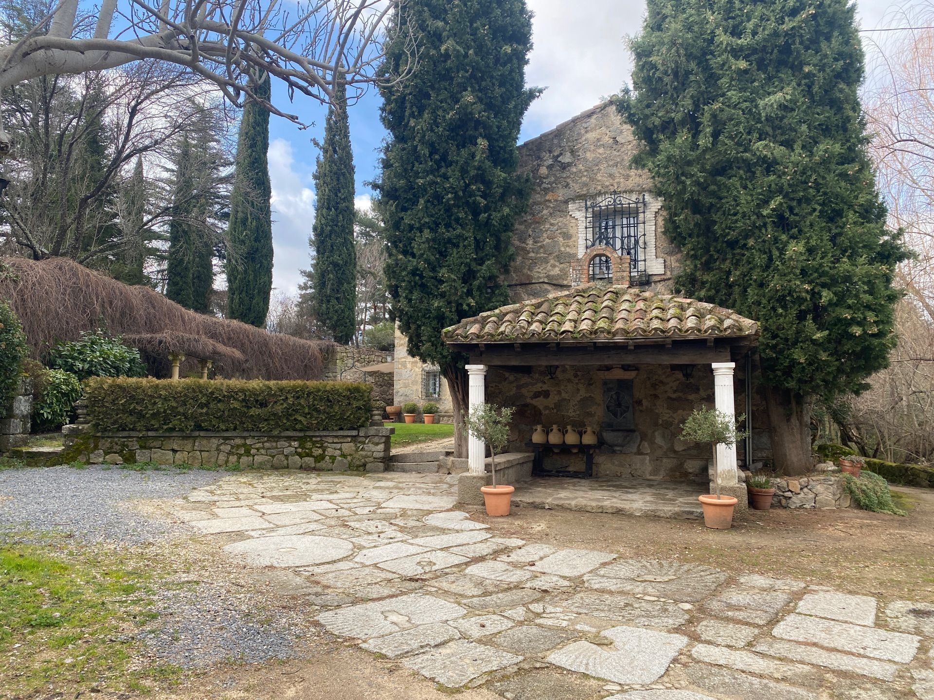 Vista exterior de Finca rústica en venda en El Escorial amb Jardí privat i Terrassa