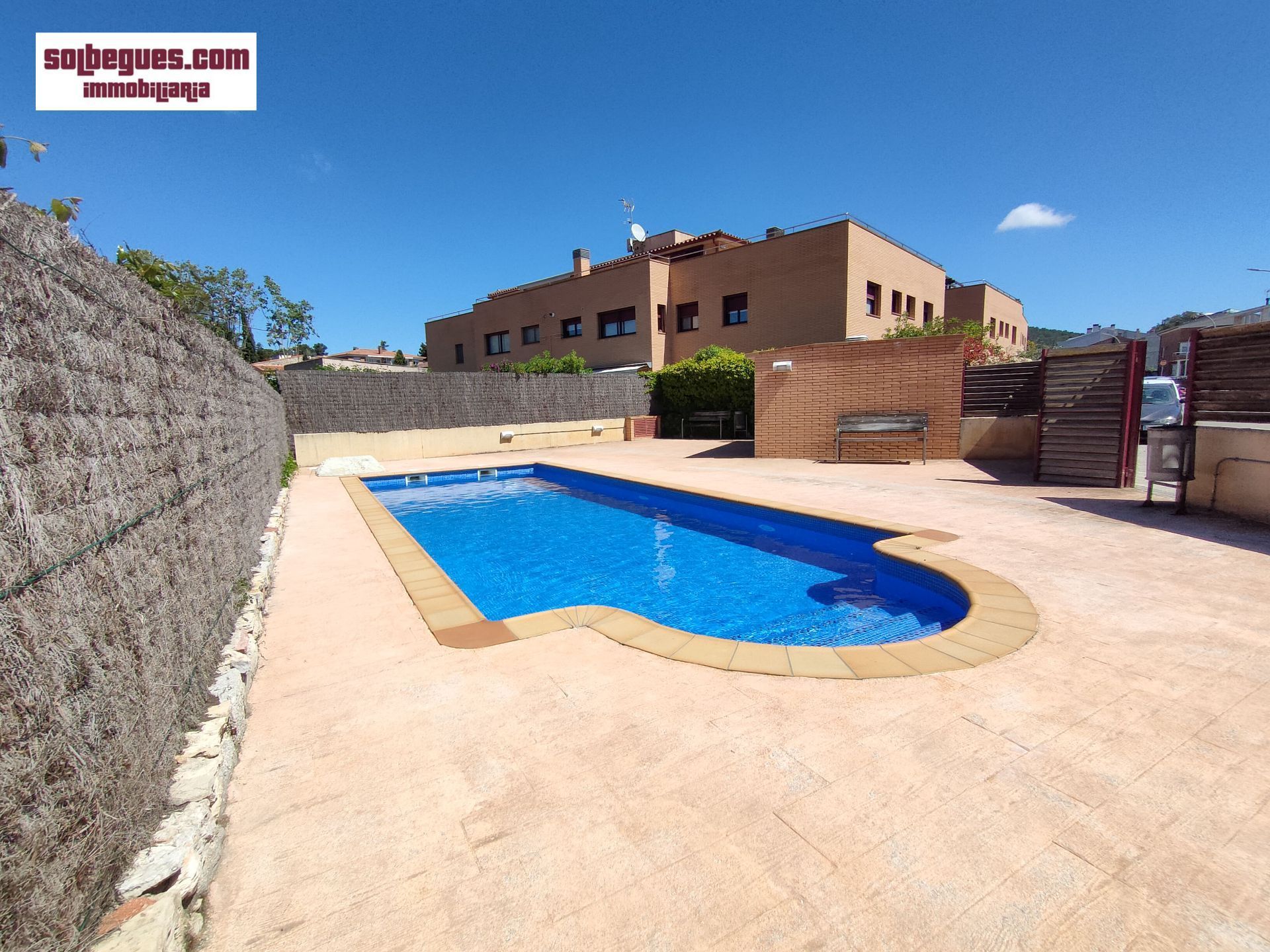 Swimming pool of Flat for sale in Begues  with Heating, Storage room and Community pool