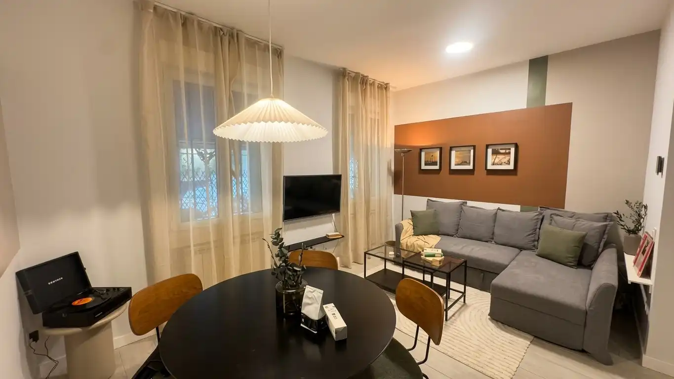 Living room of Apartments for rent in Barrio de Salamanca