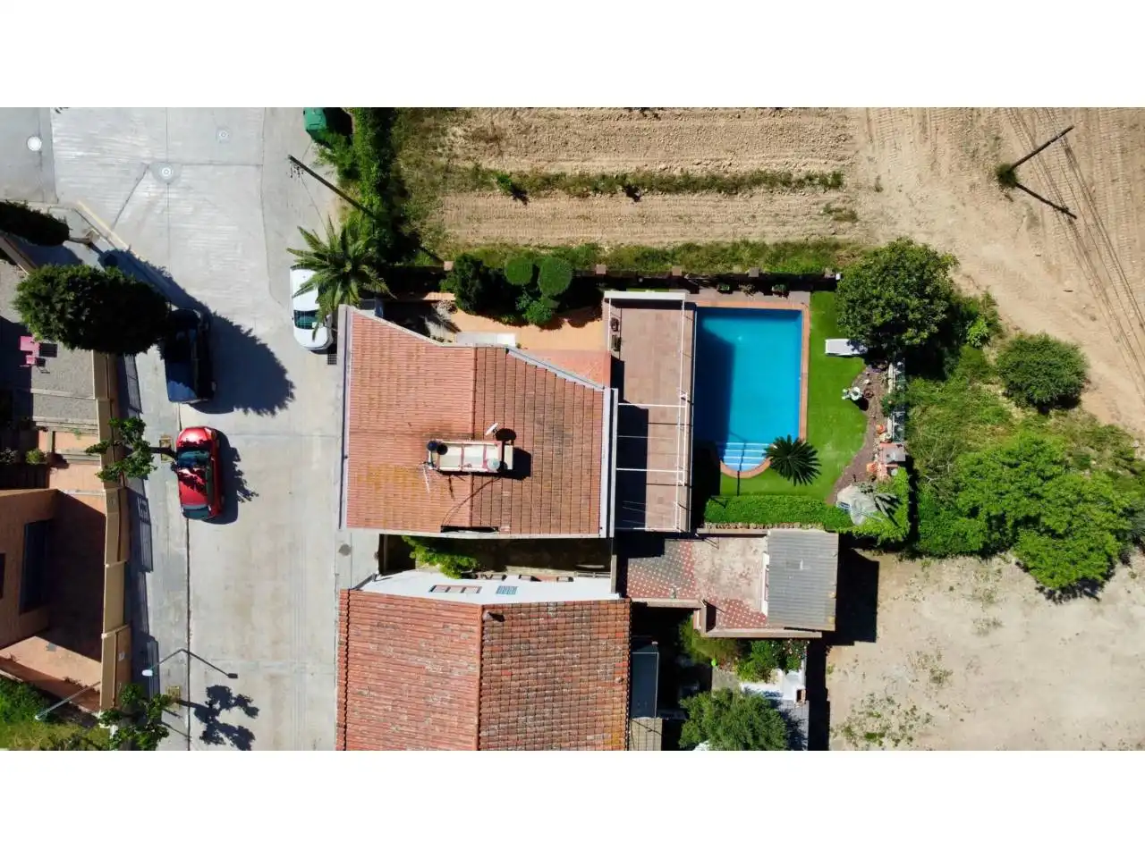 Exterior view of Houses for sale in Sant Pere de Riudebitlles  with Air Conditioner, Heating and Private garden