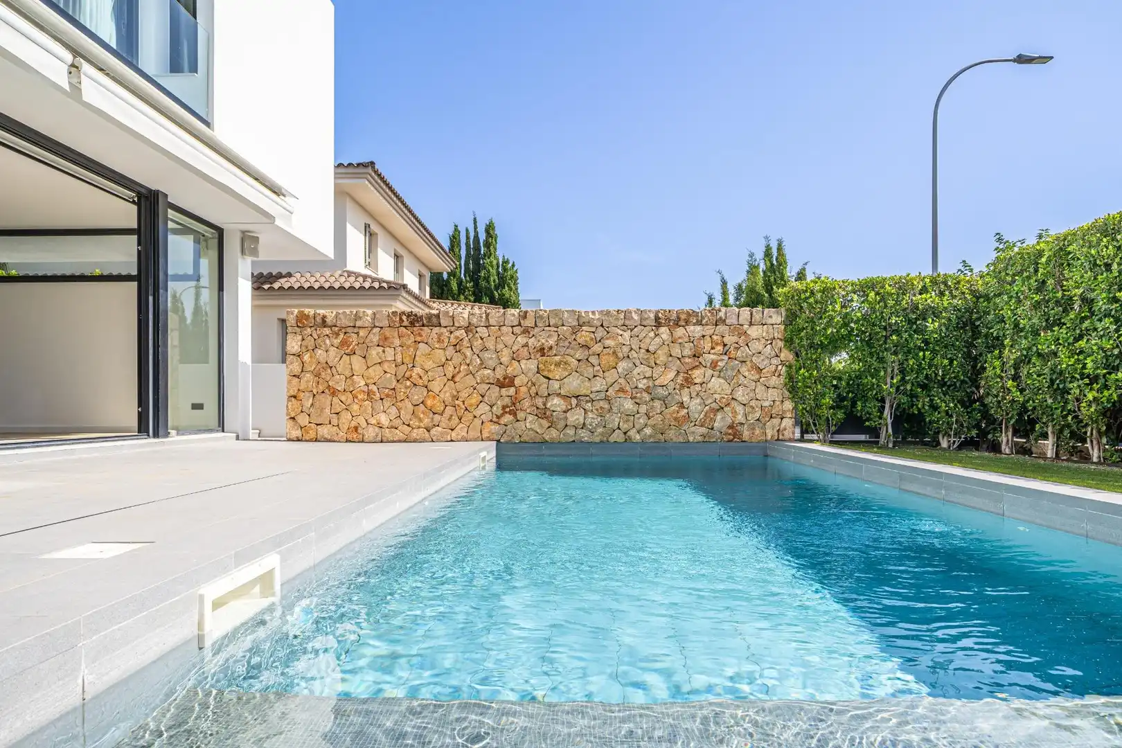 Piscina de Casa o xalet en venda en  Palma de Mallorca amb Aire condicionat, Calefacció i Jardí privat