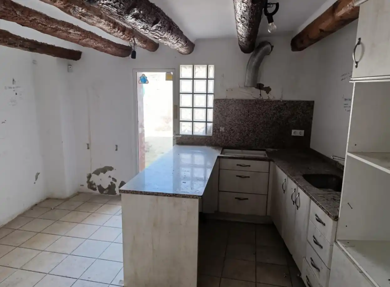 Cocina de Casa adosada en venta en Almudévar con Terraza