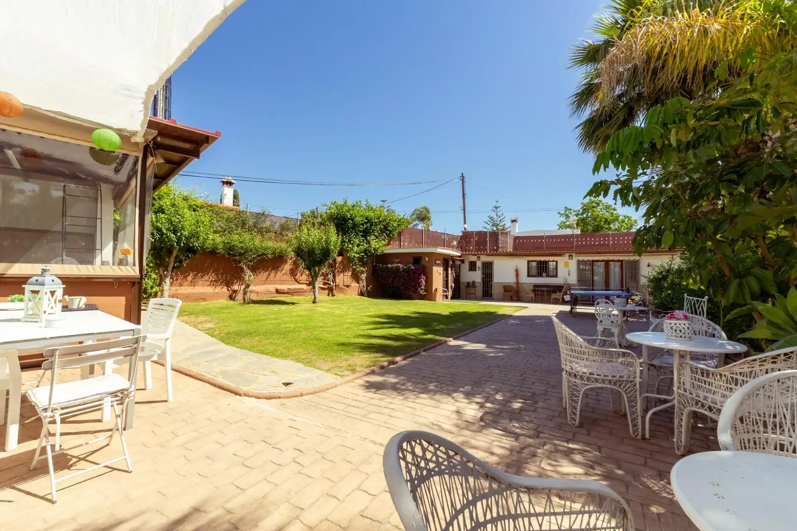 Jardín de Finca rústica de alquiler en Mijas
